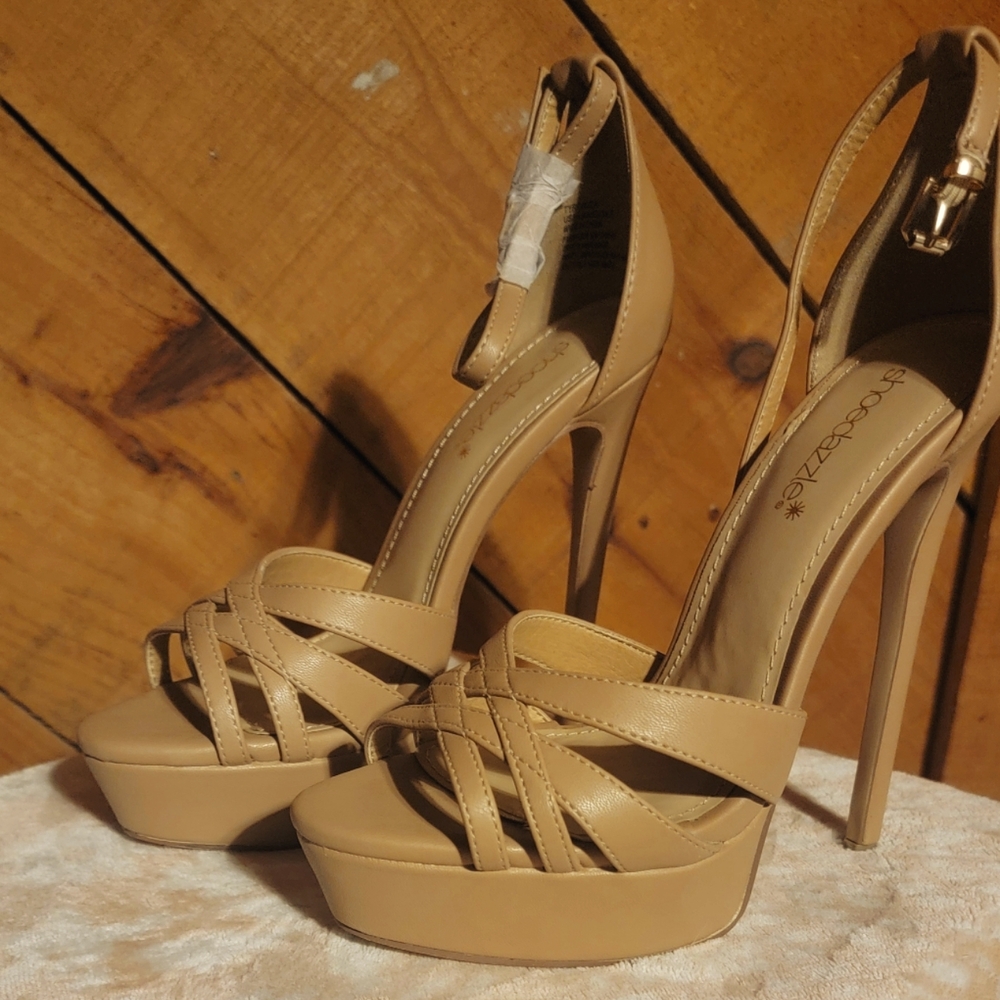 Women's High Heels, 6 Inch,  Tan